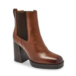 Boots camel vanilla en cuir