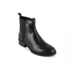 Boots femme noir / serpent winny