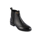 Boots femme noir winny en cuir