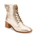 Boots femme or craquel fifi en cuir
