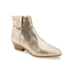 Boots femme or iris ladyz en cuir