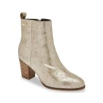 Boots femme or melyne en cuir