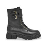 Boots noir ritika en cuir