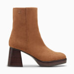 Bottines marina camel à plateforme et talon bois Bottines marina camel à plateforme et talon bois