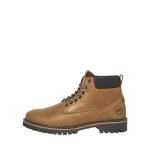 Bottes en cuir jaune beau