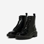 Bottes femme bout rond noir