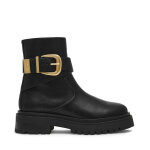 Bottes femme noires en cuir Bottes femme noires en cuir