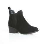 Bottines lastiques latraux femme - noir