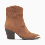 Bottines santiags clotilde camel  talon