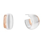 Boucles oreilles calvin klein refine - 35000614 acier argent, dor rose