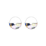 Boucles d'oreilles christian lacroix xfj3104 - mtal argent