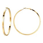 Boucles d'oreilles croles par so charm ; orne de cristaux swarovski ; bs1740 - dore