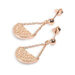 Boucles d'oreilles dores roses kosma paris bes25076 - gr