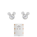 Boucles d'oreilles fille disney - mickey ornes de cristaux scintillants