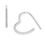Boucles oreilles fossil bijoux - ja7230040 - laiton argent Boucles oreilles fossil bijoux - ja7230040 - laiton argent