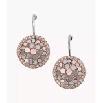 Boucles d'oreilles fossil jf01737791 - boucles d'oreilles rondes rosées fossil bijoux Boucles d'oreilles fossil jf01737791 - boucles d'oreilles rondes rosées fossil bijoux