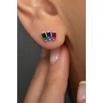 Boucles oreilles heliophilia - 136els1568 argent 925 / 1000