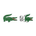 Boucles d'oreilles homme lacoste arthor - 2040230 acier vert