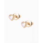 Boucles d'oreilles a59176 les interchangeables - boucles d'oreilles coeur blanc