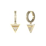 Boucles d'oreilles jube03135jwyg - huggie me