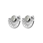 Boucles d'oreilles kosma paris - collection mia argent & pierre de lune