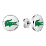 Boucles oreilles lacoste arthor - 2040497 acier vert