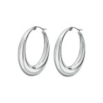 Boucles oreilles lotus style bijoux urban woman - ls2177 - 4 - 1 acier