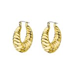 Boucles d'oreilles lotus style bijoux urban woman - ls2345 - 4 - 2 acier
