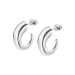 Boucles oreilles lotus style bijoux urban woman - ls2350 - 4 - 1 acier