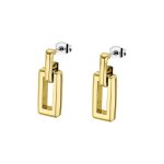 Boucles d'oreilles lotus style bijoux urban woman - ls2424 - 4 - 2 acier