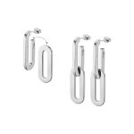 Boucles oreilles lotus style bijoux urban woman - ls2425 - 4 - 1 acier
