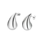 Boucles oreilles lotus style bijoux urban woman - ls2428 - 4 - 1 acier