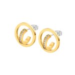 Boucles oreilles lotus style bijoux urban woman ls2321 - 4 - 2 acier dor�