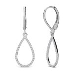 Boucles d'oreilles femme myc - paris - laiton argent pendantes