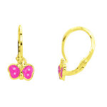 Boucles d'oreilles papillons or 375 / 1000 jaune (9k) Boucles d'oreilles papillons or 375 / 1000 jaune (9k)