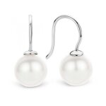 Boucles d'oreille pearl white 10 mm 7548pw ti sento bijoux