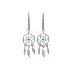 Boucles d'oreilles pendantes fantaisie argent maison de la bijouterie z530530 Boucles d'oreilles pendantes fantaisie argent maison de la bijouterie z530530