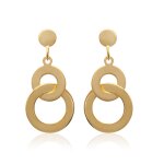 Boucles d'oreilles pendantes fantaisie plaqué or maison de la bijouterie y466z00 Boucles d'oreilles pendantes fantaisie plaqué or maison de la bijouterie y466z00