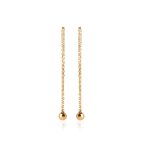 Boucles d'oreilles pendantes perle plaqué or maison de la bijouterie y5z3500 Boucles d'oreilles pendantes perle plaqué or maison de la bijouterie y5z3500