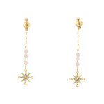 Boucles oreilles pierre lannier bijoux australe - bj22a6251 acier dor