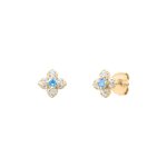 Boucles punica bijoux fine fin e07 gp