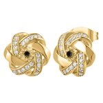 Boucles oreilles so charm - bd2034 - dore - bo - diamant - boucles d'oreilles dores