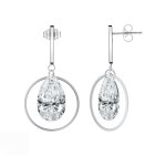 Boucles d'oreilles par so charm ; orne de cristaux swarovski ; bs4414 - se034 - iris