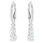 Boucles d'oreilles swarovski bijoux 5416155 - acier argent cristaux swarovski femme