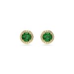 Boucles oreilles swarovski una - 5680562 plaqu or vert