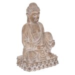 Bouddha mgo effet bois h67 beige lin