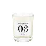 Bougie parfumée 03 patchouli cuir fève tonka Bougie parfumée 03 patchouli cuir fève tonka