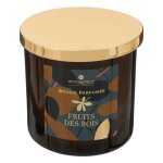Bougie parfume plum 400g fruits des bois en verre