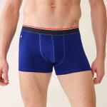 Boxer bleu indigo en coton