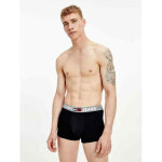 Boxer logote ceinture lastique - noir tommy hilfiger underwear en coton